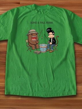 Gildan Funny Duo Fishing Graphic Tee